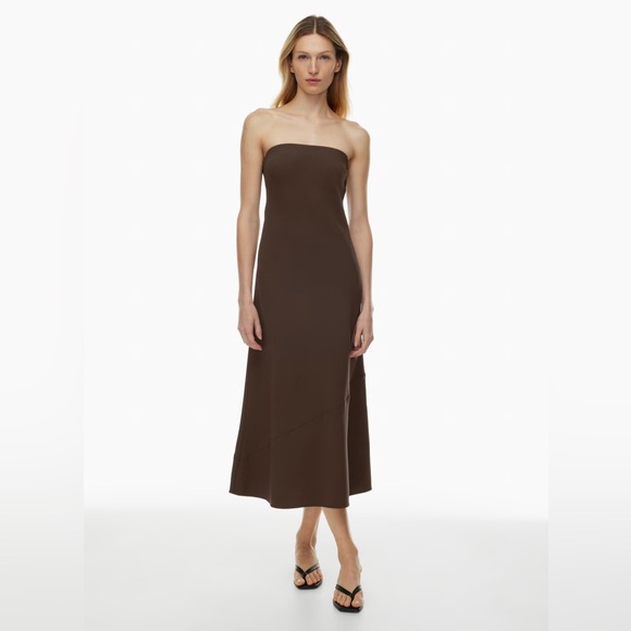 Babaton Resolution Dress, Maxi in Mocha Brown - Picture 1 of 3